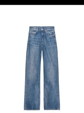 Zara Wide-Leg High-Rise Jeans